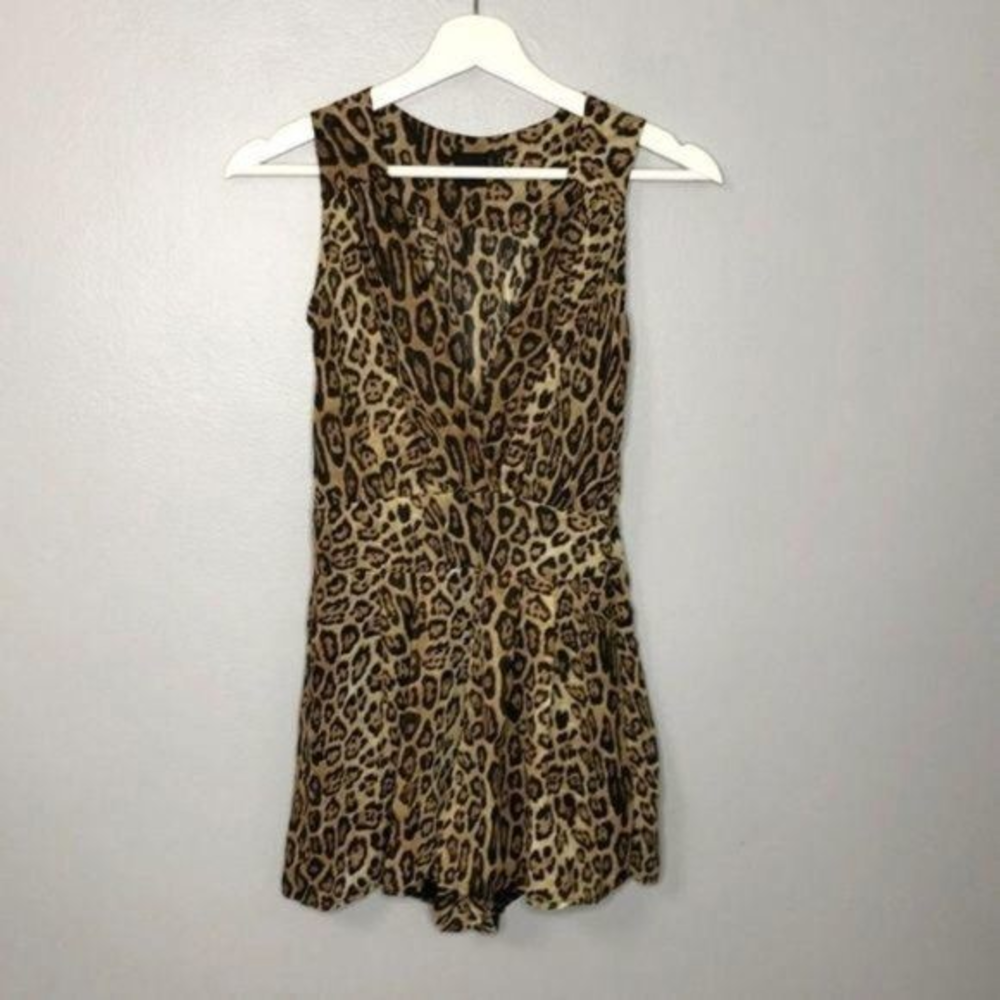 ASOS Leopard Shorts‎ Romper